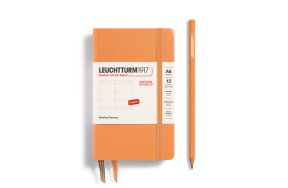 LEUCHTTURM WEEKLY PLANNER 2025 A6 HC 12 MONTHS APRICOT 370779